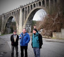 Leden 2014 - Startujeme od viaduktu v Krnsku ve směru k Zámostí