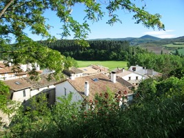 Pohled z klášterní ubytovny