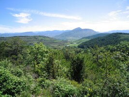 a cesta míří do zelených navarrských hor