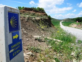 Z Aragonie se tady přechází do Navarry