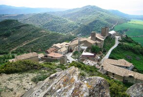 z kterého je vidět málem celá Aragonie