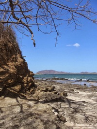 Tato část pláže je divoká