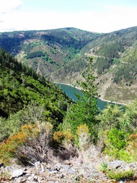 V hlubokém kaňonu řeky Navia