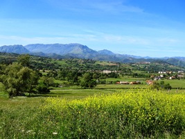 Rozmáchlá astrurská krajina