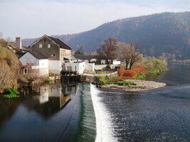 Z železničního mostu je krásný výhled