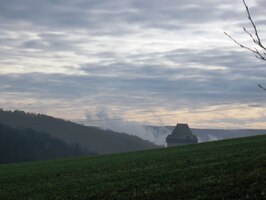 ale ranní mraky převládaly