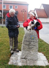 Připomínka Camina de Santiago nás zde nepřekvapila