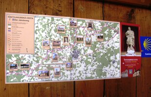 No tohle!!! Informační panel o Svatojakubské pouti!