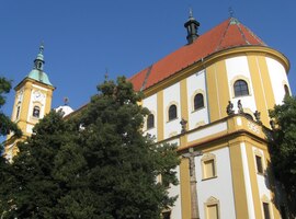 vedle poutního kostela Očištění Panny Marie