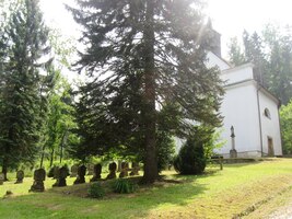 pod poutní kaplí Panny Marie