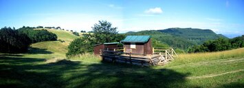 Panorama pláně pod Bezovcem