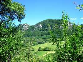 Súlovské vrchy u vsi Pružina