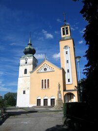 Chrám v Považské Bystrici (jinak tam nic není)