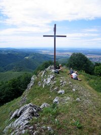 Na vrchu Vysoká (převýšení 450 m)