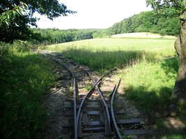 Bývalá horská trať (dnes její část
obnovena jako atrakce)