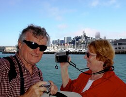 a vyplouváme přes záliv do Oaklandu