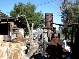 ale exponáty bývalé těžby tu převládají