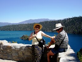 jsme se fotili nad ostrůvkem Fanette Island