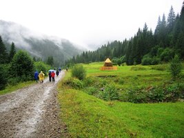 Třetí den leje a my přijíždíme do Siněvirského Národního Parku
