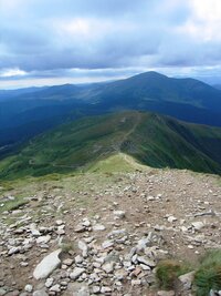 Ještě ohlédnutí zpět k hoře Petros