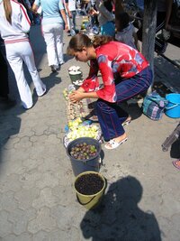 jakož i lepou "babku" kořenářku
