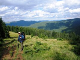 a o něco níže už se Tonda málem opaloval