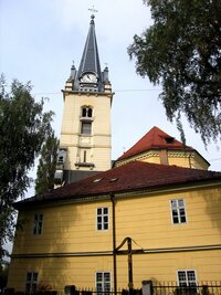 A zde je chrám sv. Jakuba v podhradí