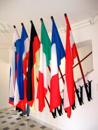 Tohle jsou vlajky všech zemí, které za poslední století okupovaly Slovince