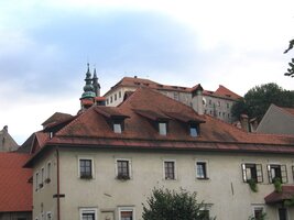 A tady už jsme v městě Škofja Loka