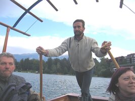 To je místní "gondoliér"