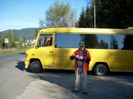 Vyrážíme z tepla autobusu na první polskou túru