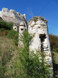 Tohle jsou ruiny bývalého opevnění