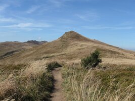 Jsme na začátku hlavního masivu Biesczad,