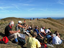 Tohle je naše parta při siestě - shora