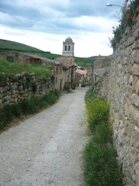 Hontanas - vesnice mexického typu