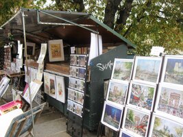 po nábřeží bouquinistů (prodejců knih)