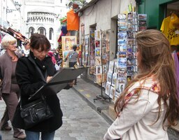 na slavné náměstí pařížské bohémy - La Tertre