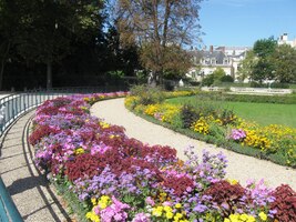 Omámeni vůní květin z pestrobarevných záhonů