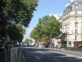 Za hřbitovem začíná Boulevard du Montparnasse,