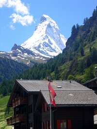 Matterhorn se už vůbec neskrývá,