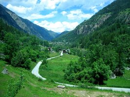 a my směřujeme dál a výš - do Zermattu, když tu najednou,