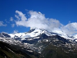 Matterhorn se konečně milostivě ukazuje,