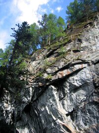 a nahoře hřejivé paprsky alpského slunka