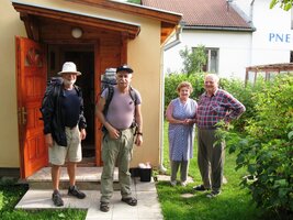 Druhý den se loučíme s ubytovateli Kvetkovými v Revúcej