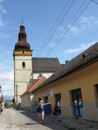 Ten nám pózoval i na cestě k náměstí,