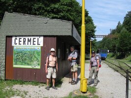 Nádraží bývalé pionýrské železnice v Čermeli