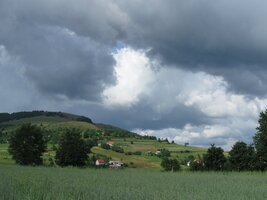 A nad Polanou už se zase houfují mraky