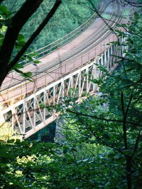 Tady je její viadukt shora