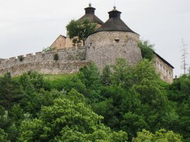 Hrad Krásná Horka nás zdravil už zdálky