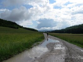 a Muráňská planina nás uvítala deštěm